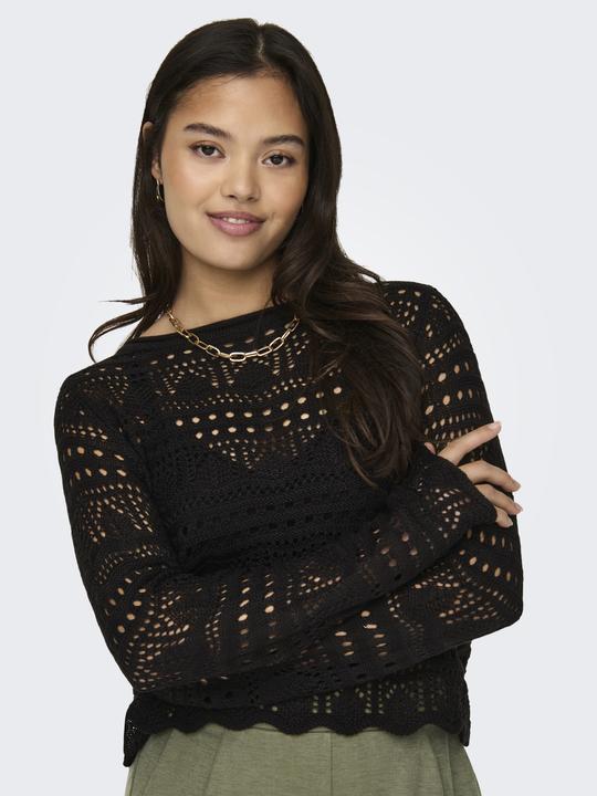 Produktbild JdY U-Boot Ausschnitt Pullover Strickpullover (S)