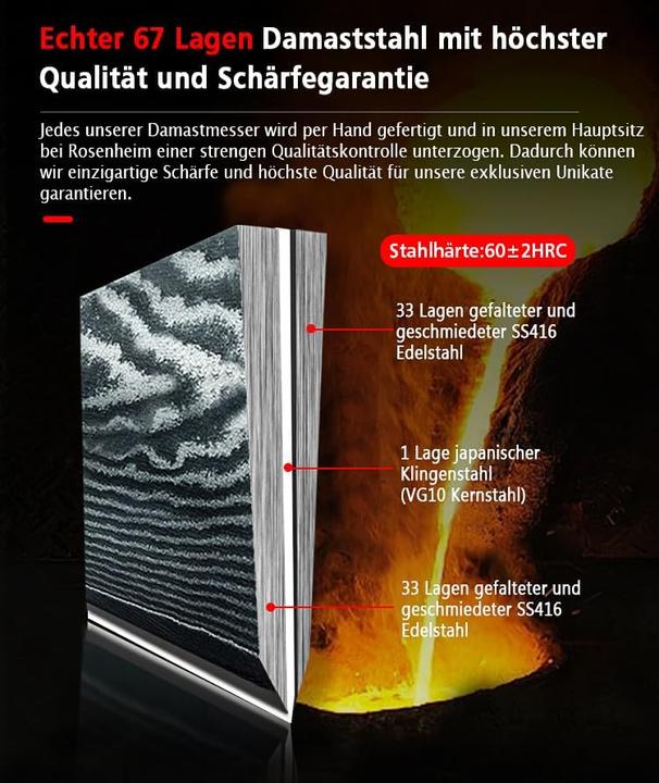 Produktbild Zeuß Damastmesser (20 cm)