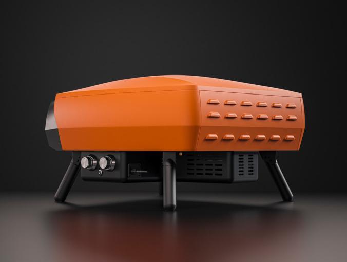 Actual product image Pizzaofen Etna Rotante matt orange (Pizza oven gas)