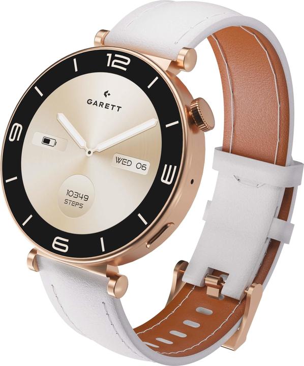 Actual product image Garett Smartwatch ROSE zlatá, Mesh steel
