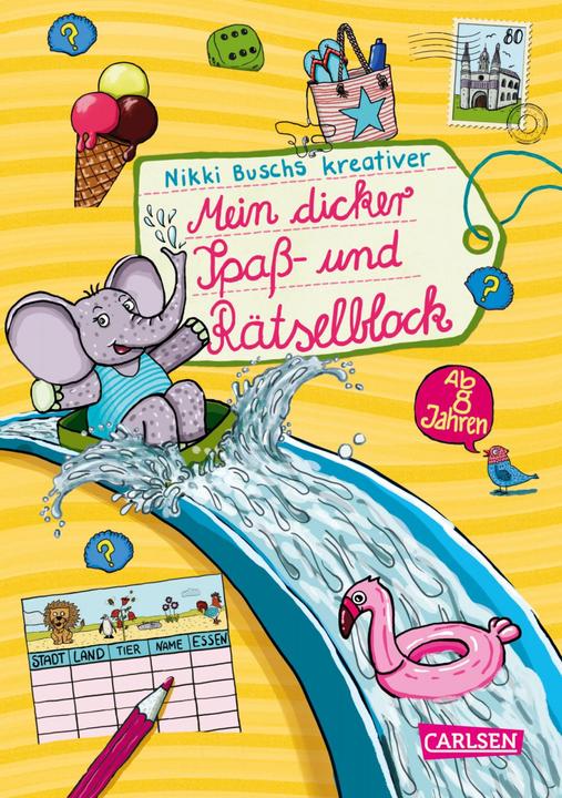 Actual product image Mein dicker Spass- und Rätselblock (German, Nikki Bush, Christiane Hahn, 2022)