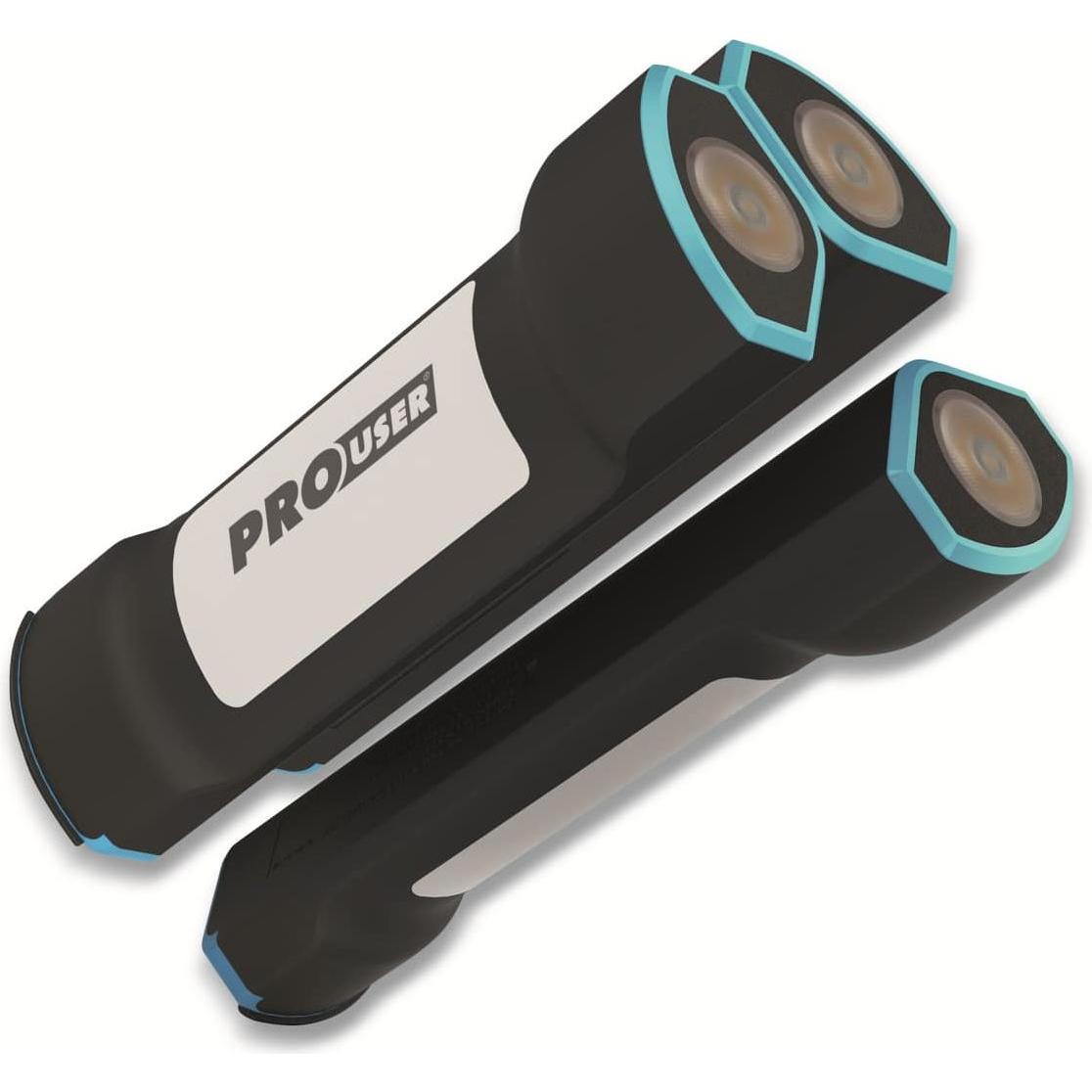 Thumbnail - ProUser Powerbank mit Taschenlampe 3er Set (7500 mAh, 27.75 Wh), Powerbank, Schwarz
