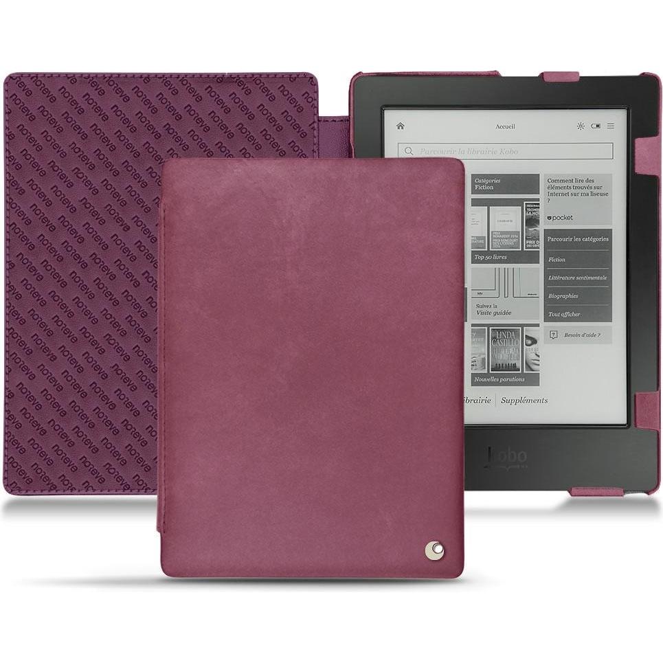 Noreve Lederschutzhülle horizontal (Aura H2O), Tablet Hülle, Violett