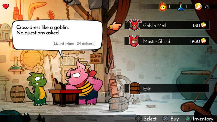 Produktbild Game Wonder Boy: The Dragonïs Trap (PS4, EN)