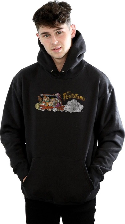 Produktbild The Flintstones Family Car Distressed Kapuzenpullover (XXL)
