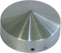 Colibri Tappi per pali in legno, rotondi, in acciaio inox