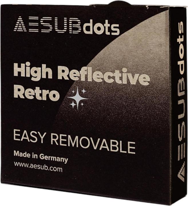 Aesub Dots reflektierende Referenzpunkte 6mm ablösbar 3000 Stück