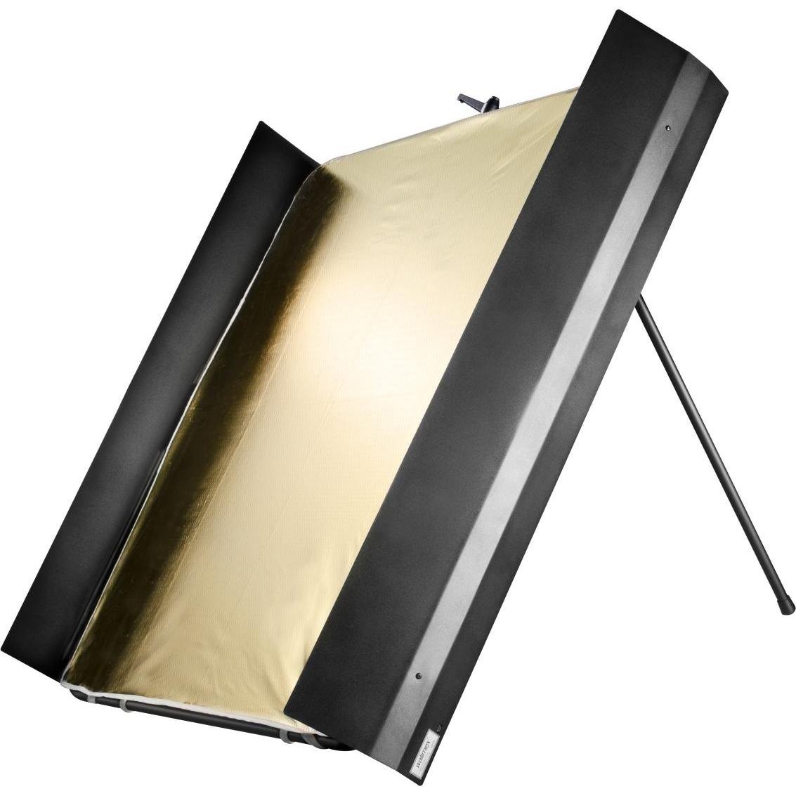 Walimex Reflektorpanel mit Lichtklappen 1x1m (Reflektor), Softbox + Reflektor