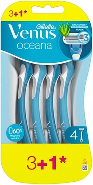 Actual product image Gillette Venus Oceana Disposable Razor 4 Pack