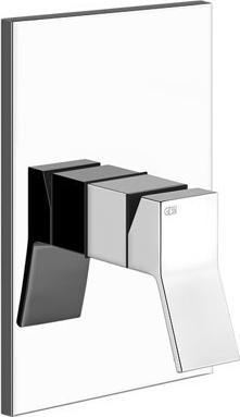 Gessi Rettangolo K, miscelatore monocomando senza deviatore per vasca/doccia, una uscita, 53061735