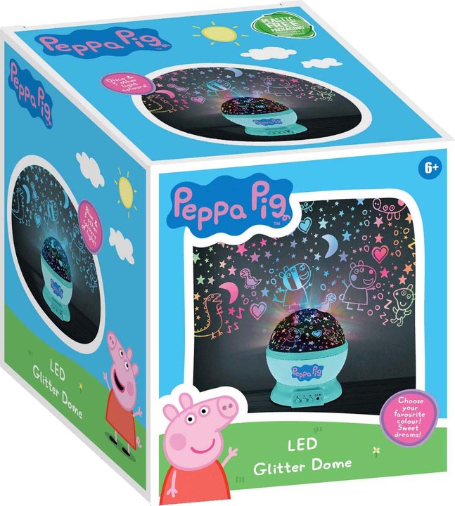 Produktbild Peppa Pig LED-Lampe mit glitzernder Kuppel