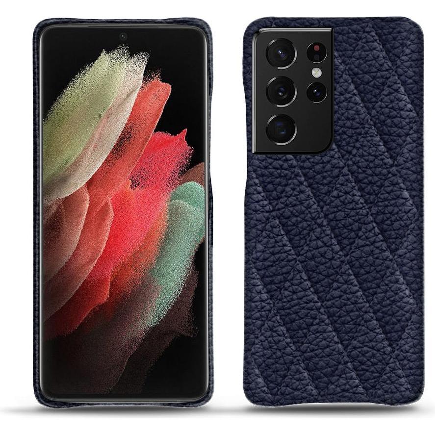 Noreve Lederschutzhülle (Samsung Galaxy S21 Ultra), Smartphone Hülle, Violett