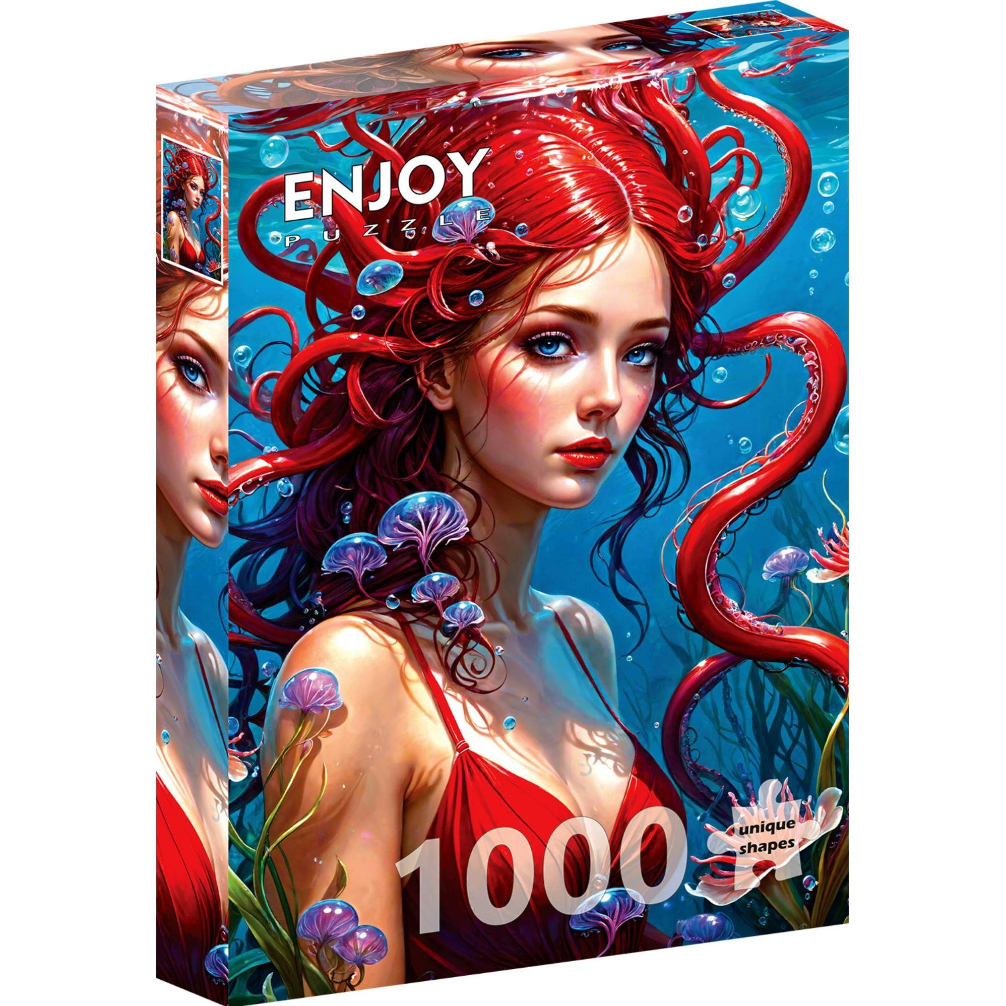 Thumbnail - Enjoy Puzzle Puzzle 1000 Teile - Ingwer Meerjungfrau (1000 Teile)