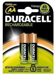 Immagine prodotto Duracell Ricaricabili Plus Stilo AA B2 2pz (2 pz., AA / LR6 / LR06 / Mignon / R6 / R14505, 1300 mAh)