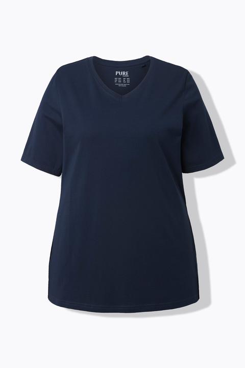 Actual product image Ulla Popken 2 Pack of Eco Cotton Basic Tees (46, 48)