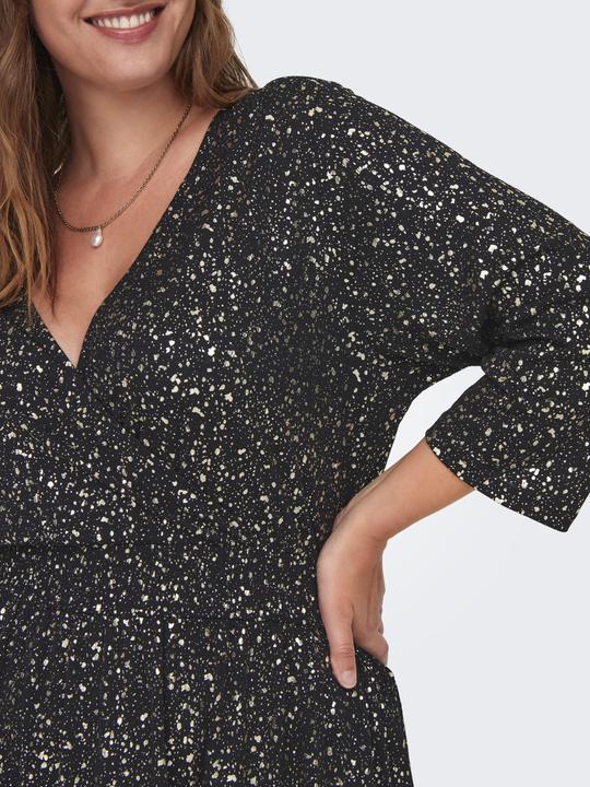 Actual product image Only CARPELLA long dress wrap dress (L)