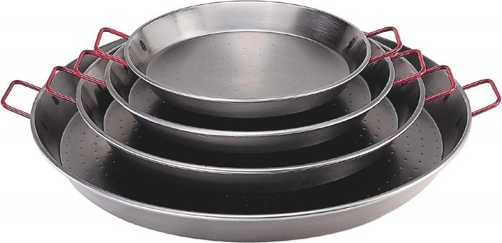 de Buyer La Lyonnaise Paellapfanne Viva España mit 2 Griffe (60 cm, Paella Pfanne, Stahl)