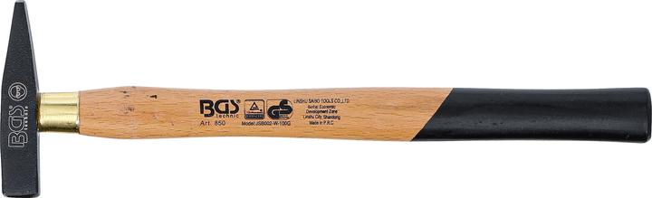 Produktbild BGS Schlosserhammer Holz-Stiel DIN 1041 100 g (155 g)