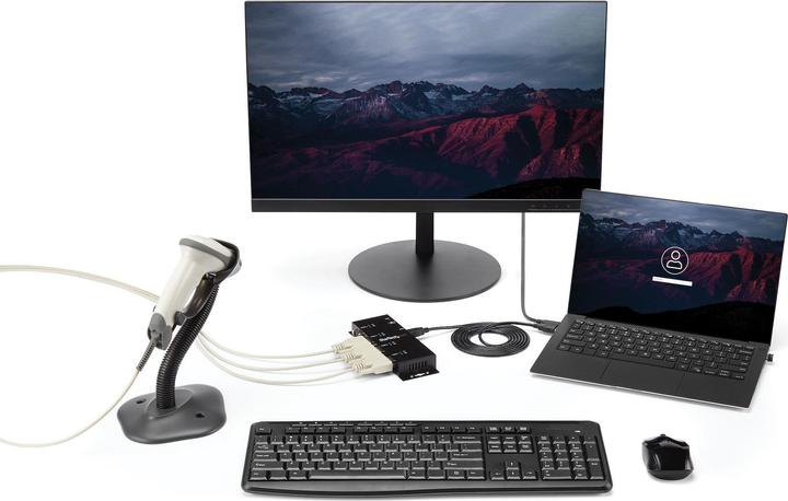 Produktbild StarTech 4 Port USB Serial Adapter (USB-A, 4 Ports)