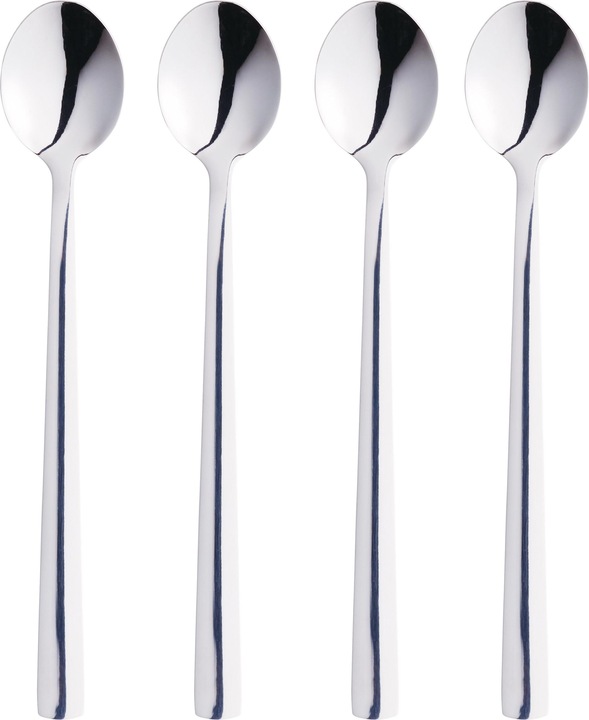 Produktbild RAW Long ice spoons - Silver - 4 pcs (15838) (4 Stück)
