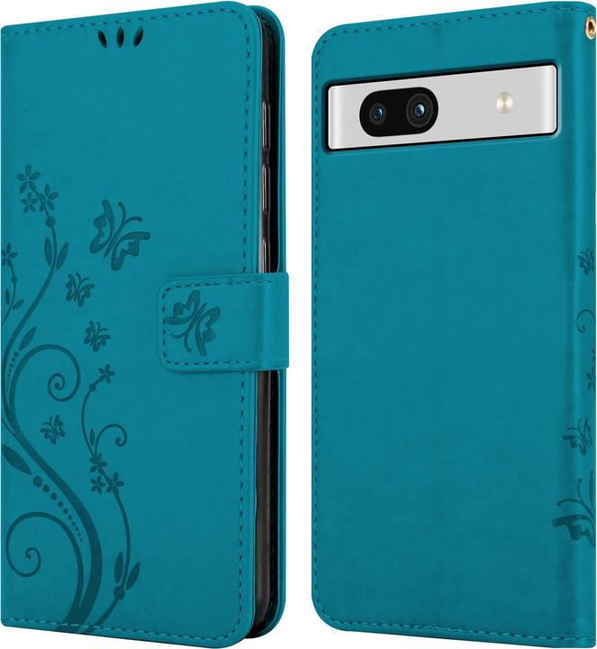 Actual product image Cadorabo Case for Google Pixel 7A Flower Book (Google Pixel 7a)