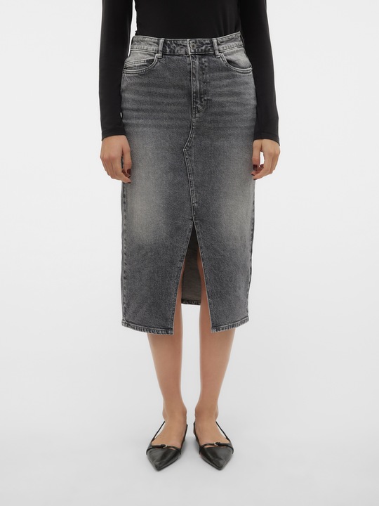 Produktbild Vero Moda VMVERI Hohe Taille Midirock Jeansrock (XXL)