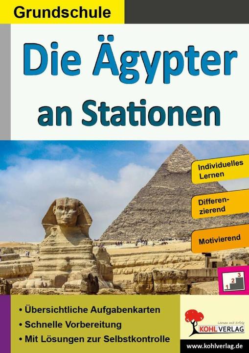 Produktbild Die Ägypter an Stationen (Deutsch, Autorenteam Kohl-Verlag, 2016)