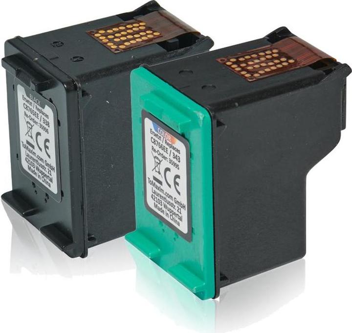 Image du produit Inkadoo Multipack kompatibel zu HP SD449EE / 338+343 enthält 2x Tintenpatrone