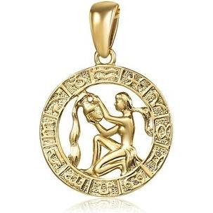 JVD, Kettenanhänger, Gold-plated Aquarius pendant SVLP0713XH2GOVO