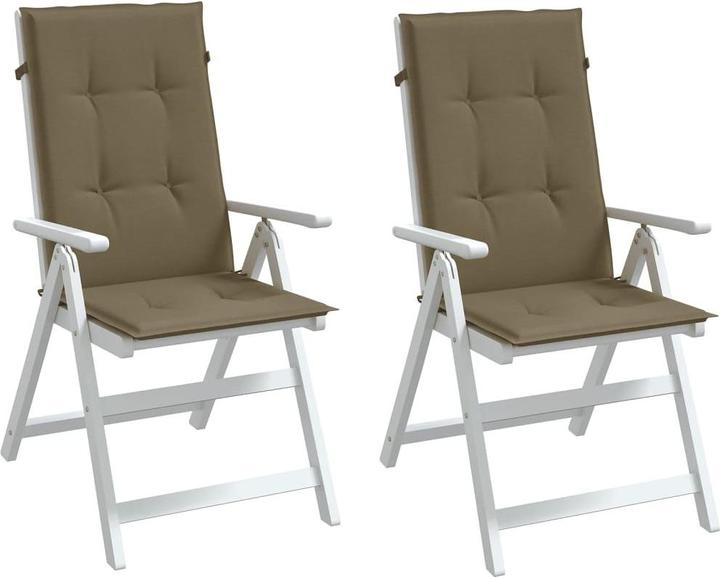 Immagine prodotto VidaXL Cuscini dello schienale alto 2 pezzi in tessuto (120 x 50 x 4 cm)