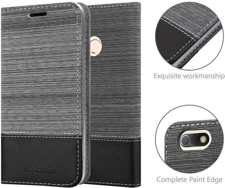 Produktbild Cadorabo Book Jeans Optik Cover (Huawei Enjoy 7)