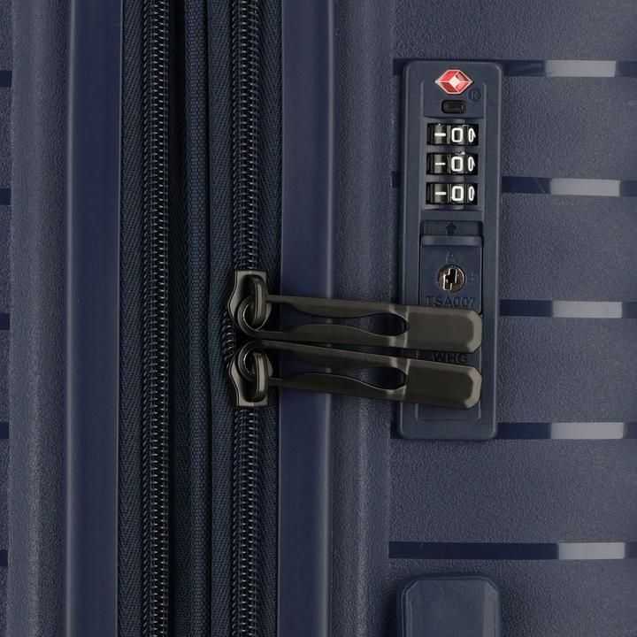 Actual product image D&N Travel Line 4500 4-wheel suitcase set 3-piece with stretch fold (205 l)