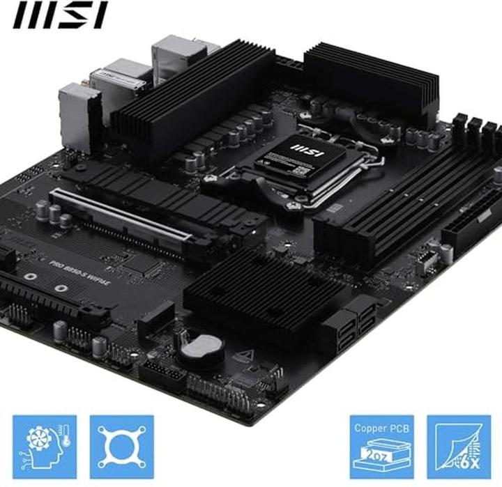 Produktbild MSI PRO B850-S WIFI6E (AM5, AMD B850, ATX)
