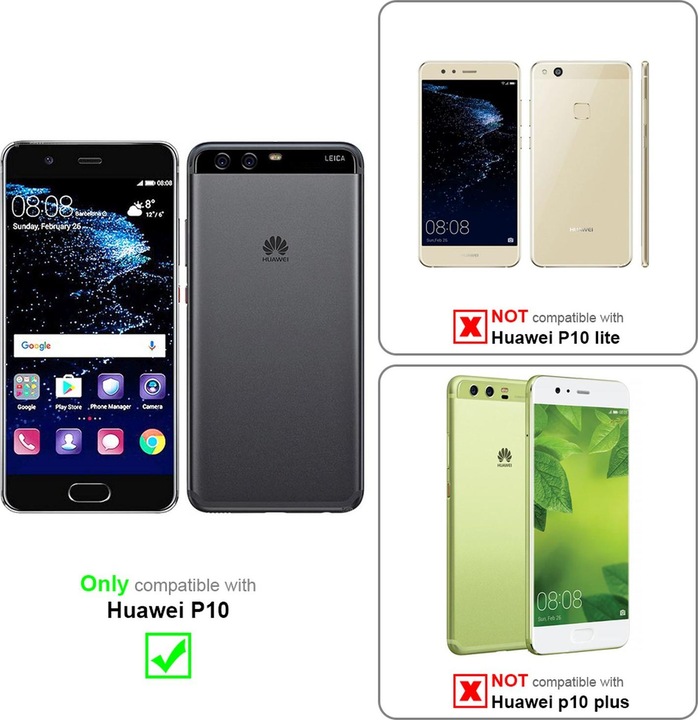 Actual product image Cadorabo Book with stand function cover (Haier P10)