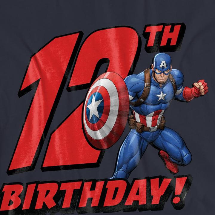 Produktbild Captain America TShirt 12er Geburstag (S)