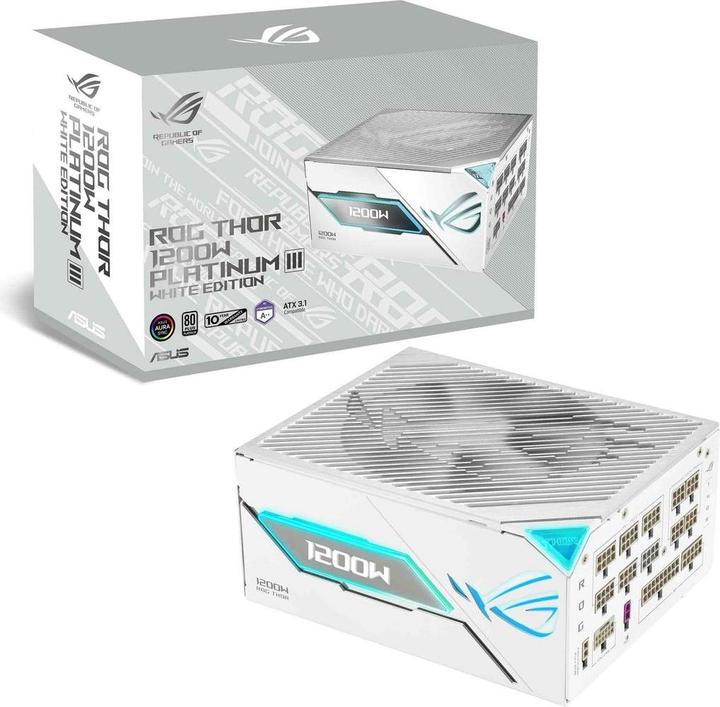 Productafbeelding ASUS Netzteil ROG-THOR-1200P3-WHITE-GAMING (1200 W)