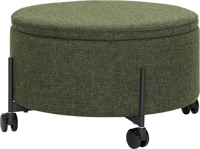 Image du produit Hübsch Contain Pouffe Large Vert