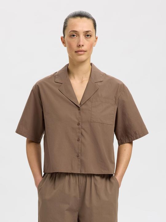 Produktbild Selected Femme Kurzarm Crop-Bluse (42)