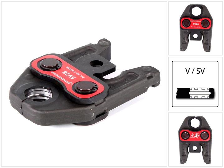 Produktbild Rothenberger Pressbacke Presszange Standard SV28 ( 015215X ) für ROMAX 4000 / Akku Press ACC etc (190 mm)