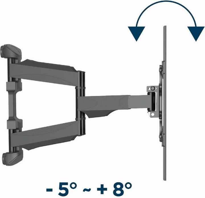 Image du produit Gembird Uchwyt ścienny do telewizora - obracany i pochylany 32-75inch 45 kg (Mur, 75", 45.50 kg)