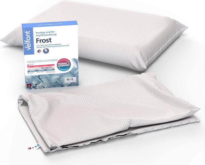 Actual product image Velfont Frost Thermoregulating Cushion Cover (Pillowcase, 40 x 70 cm)