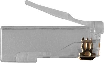 Produktbild RJ45 (8P/8C) CAT6 modulaire connector for round cable with solid or stranded conductors. Suitable fo
