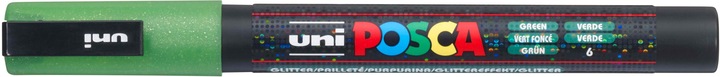 Actual product image Posca Marker PC-3M round tip (Glitter Green, 1.30 mm, 1 x)