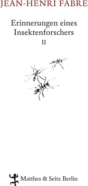 Produktbild Erinnerungen eines Insektenforschers 02 (Deutsch, Jean-Henri Fabre, 2010)