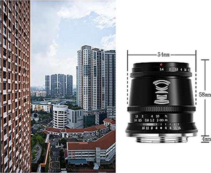 Productafbeelding TTArtisan 17mm f1.4 voor Fuji FX-vatting (APS-C) (Fujifilm X, APS-C / DX)