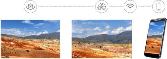 Image du produit Levenhuk Kelvin Snap ED 8x25 Digital Photomonocular (8x, 25 mm)