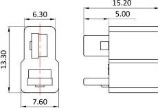 Productafbeelding Jamara Hoge stroom plug - stopcontact Lipo paar