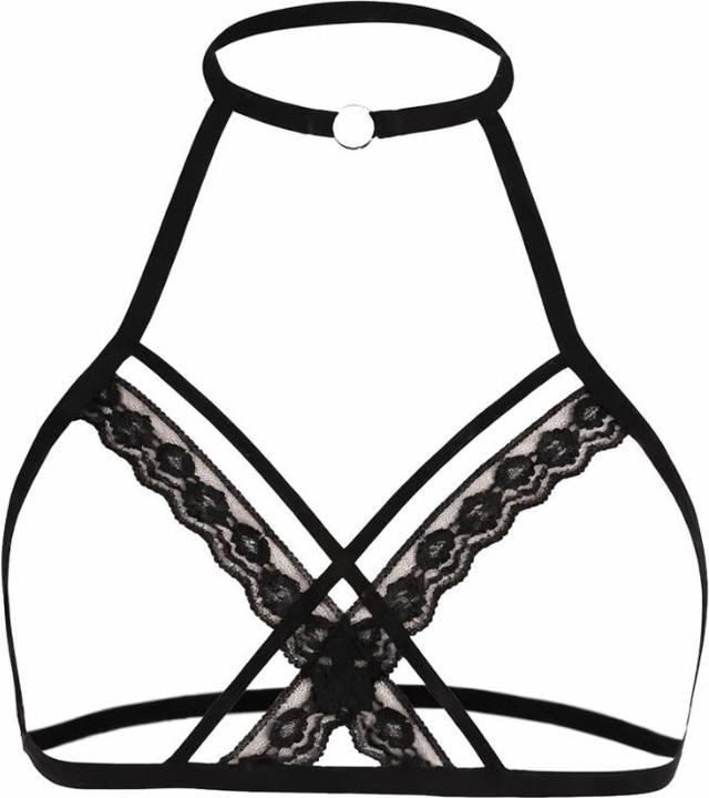 Produktbild Crestron Schwarzes Spitzenbustier, Grösse S (S)