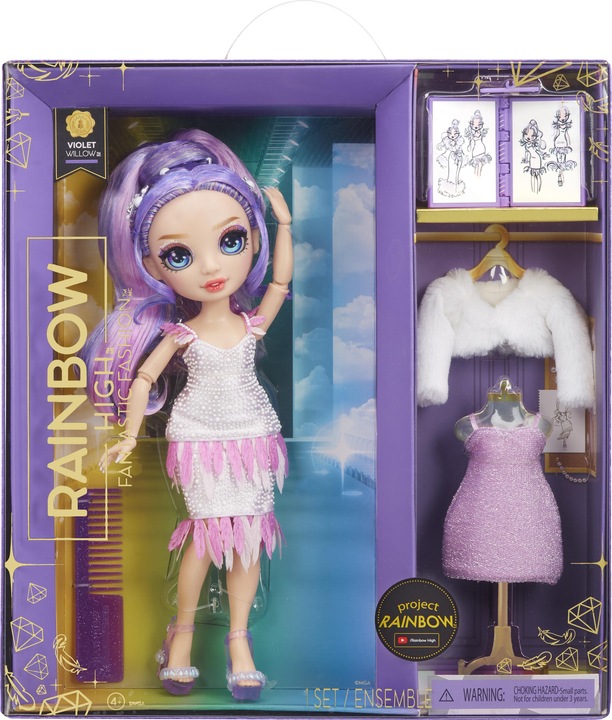 Actual product image Rainbow Fashion doll (assorted)