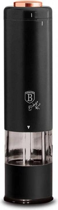 BerlingerHaus ELECTRIC SALT OR PEPPER MILLER BH-9287 Black ROSE (Pepper, Salt)